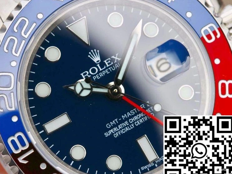 Master II 126710BLRO EW Factory Rolex GMT Dial Blue 1026